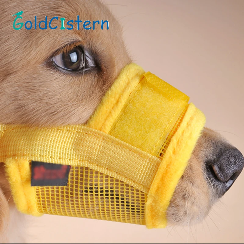 2 Color Pet Dog Muzzle Mouth Adjustable Nylon Dog Pet Safety Mouth
