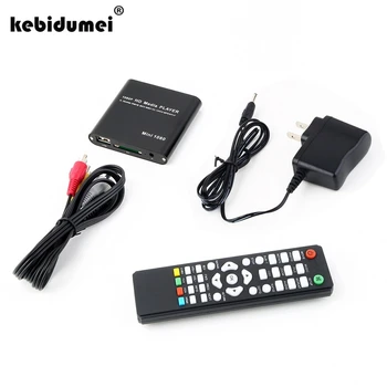 

kebidumei Hot Mini Full Hd 1080p Usb External Hdd Player With SD MMC Card Reader Host Support Mkv Hdmi Hdd Media Player Black