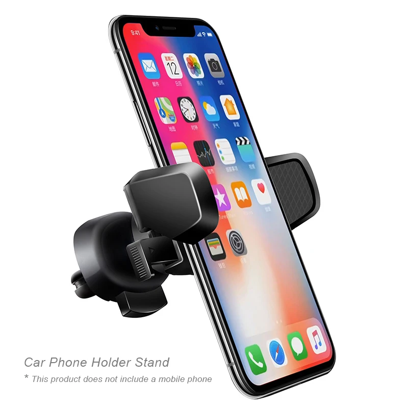 

Car Phone Holder For iPhone 8 X 6 7 XS Max XR Air Vent Mount Car Holder 360 Degree Ratotable GPS Support Mobile Car Phone Stand