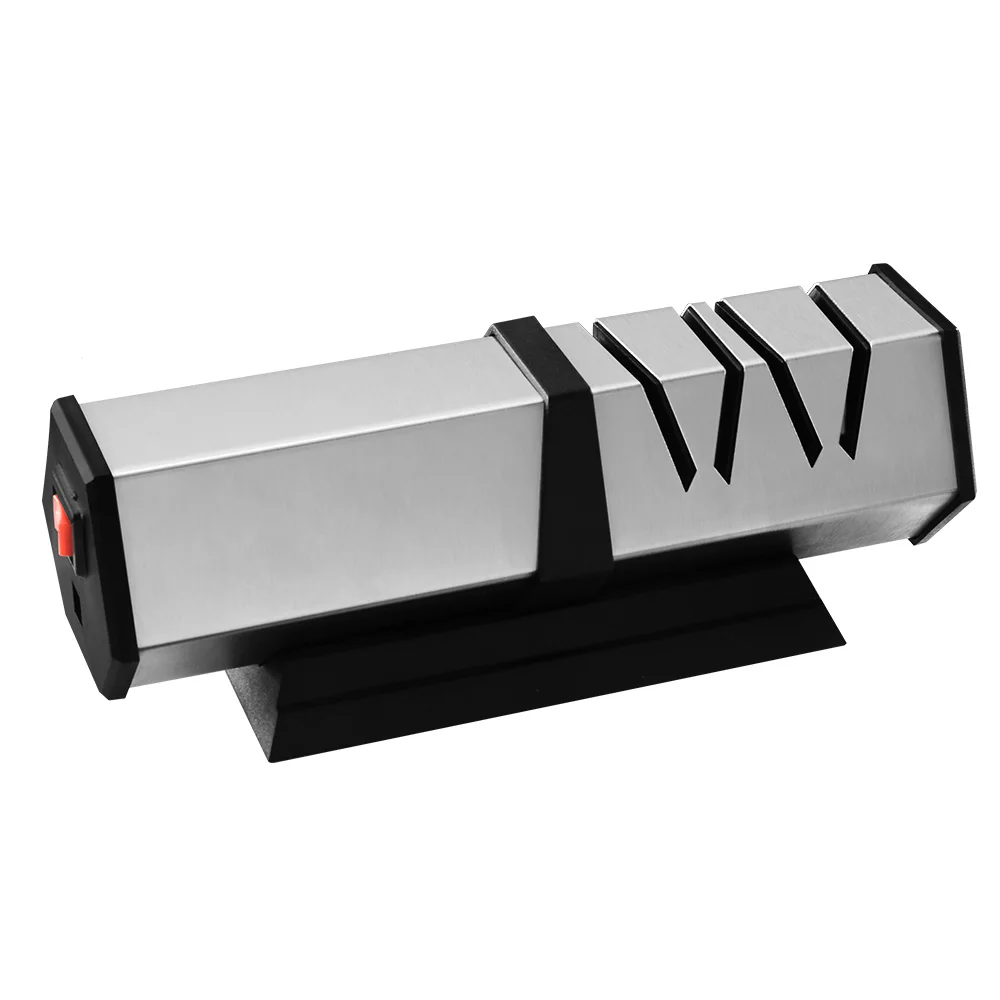 

Damask Electric Sharpener Stone Kitchen Knives Sharpener 4 in 1 Professional Sharpening Cooking Accessories for Knives Scissors