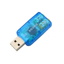 Виртуальная звуковая карта 5,1 внешняя звуковая карта USB к разъему 3,5 мм наушники Micphone для ПК ноутбук