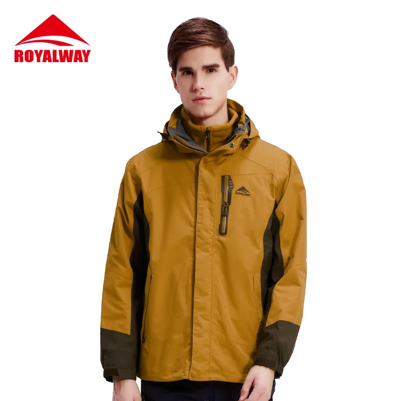 

ROYALWAY Hiking Camping Outdoor Jackets Men Cikrilan Waterproof Windproof Softshell Acu Urban Terwsunsky Jackets#RFOM4392F