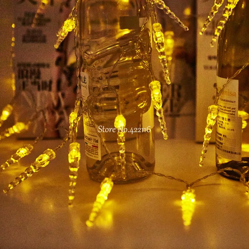 СВЕТОДИОДНАЯ Гирлянда в виде сосулек 10 м 20 30 50 м|icicle led|holiday lightsled string fairy |