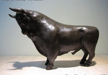 

8 European style Art Decor Copper Bronze Sculpture Cattle Bull Ox Cow Statue