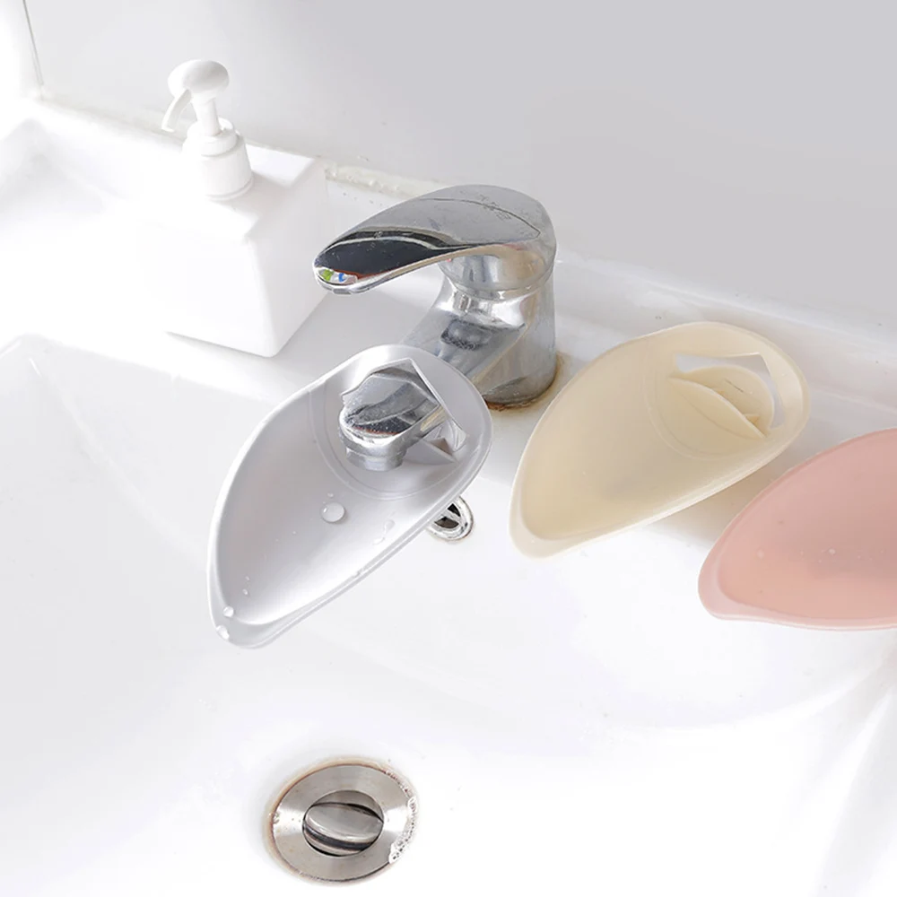 Смеситель для ванной комнаты с мультипликационным рисунком, устройство для мытья рук, Детская направляющая для раковины, удлинитель для смесителя, кухонные аксессуары для ванной комнаты