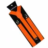 Winfox 1 Inch Wide Black Red Yellow  Y-Back Clip On Women Men Suspenders Braces  ► Foto 3/6