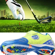 Новинка; обувь для гольфа; Мужская и женская спортивная обувь; Водонепроницаемая Мужская обувь с пряжкой; дышащие Нескользящие мужские кроссовки для тренировок