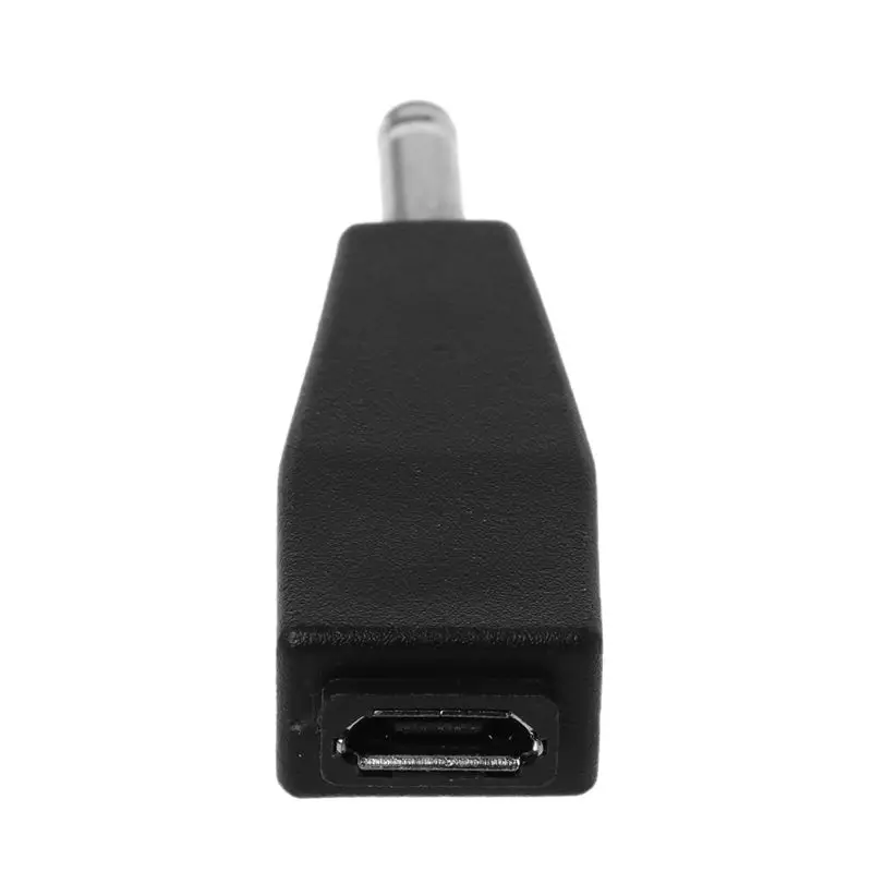Micro USB мама к DC 3,5x1,35 мм штекер Jack адаптер конвертер Зарядка для usb-хаб светодиодный светильник вентилятор