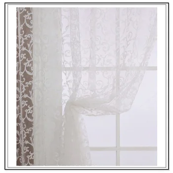 

Fashion Tulle For Windows Luxury Translucidus Sheer Curtains For Kitchen The Bedroom Living Room Design Curtain Fabric Drapes