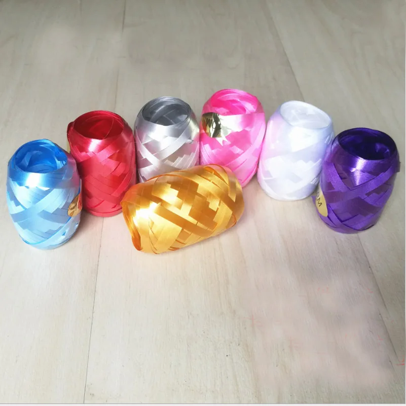 

5mmx 10m balloon ribbon Wedding decoration Birthday party supplies ballons accessories Gift box tie knot color optional 1 roll