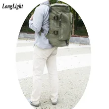 Мужская холщовая дорожная сумка, Большая объемная спортивная сумка, сумка через плечо, повседневная сумка на плечо, уличная спортивная сумка LongLight