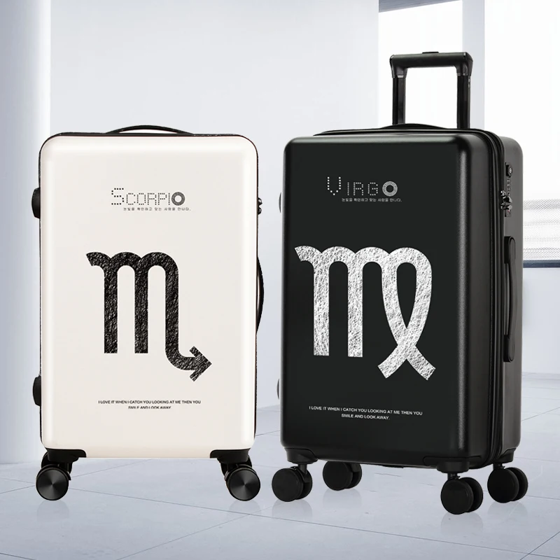 Модный комплект для багажа constellation Spinner, сумка для переноски багажа, чемодан для поездок, чемодан на колесиках унисекс