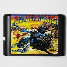 Sunsetriders 16 бит MD игровая карта для sega Mega Drive для Genesis