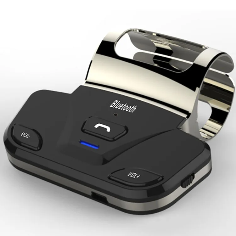 Car Styling Steering Wheel font b Wireless b font Bluetooth Car Kit Receiver font b Wireless