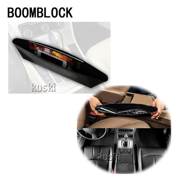 

BOOMBLOCK 2PCS Car-styling Seat Gap Boxes Armrest Organizer For Mercedes W204 W210 AMG Benz Bmw E36 E90 E60 Fiat 500 Volvo S80