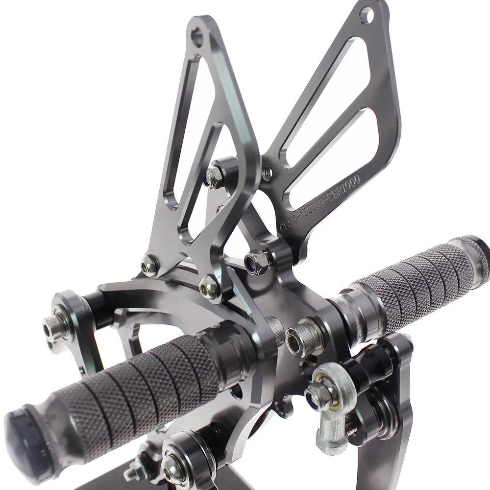 CNC Алюминиевые мотоциклетные подножки для ног педали Honda CBR500R CBR400R CB500F CB400F 2013 2017 2014