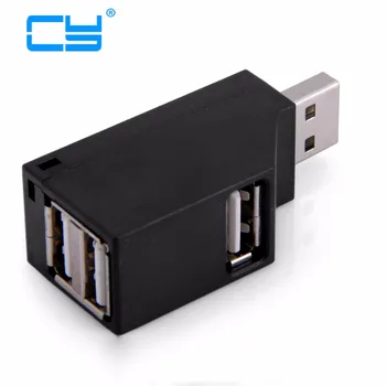 

Black White Vertical Type USB 2.0 3 Ports Hub Bus power For Mouse & Flash Disk & Laptop Macbook Notebook PC