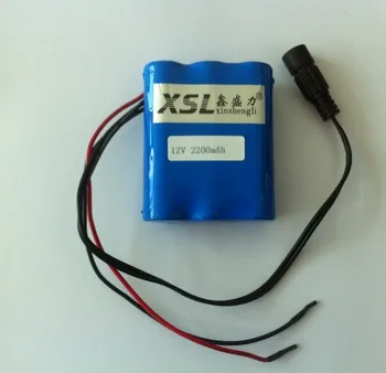 

1PCS + Free shipping searching satellite instrument 12.6v 2200mAh 12V lithium battery 2.2AH st