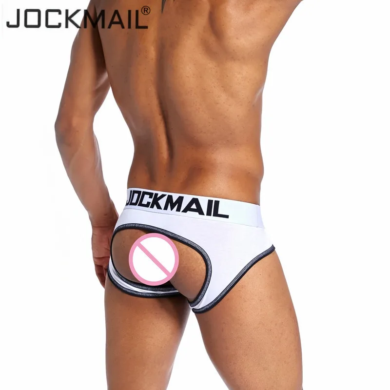 Трусы брифы JOCKMAIL мужские Брендовое пикантное нижнее белье для геев с мешочком