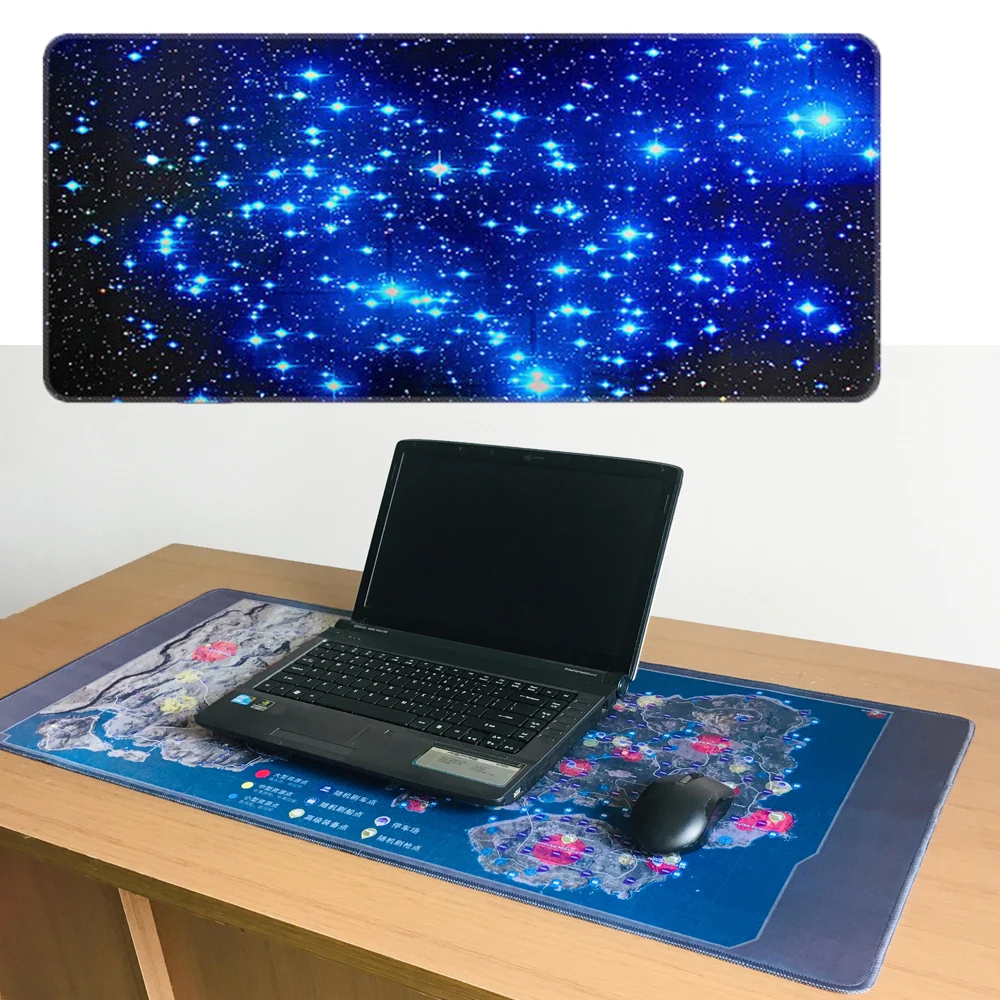 Large Gaming Mouse Pad Gamer Customized Print Locking Edge Keyboard Mouse Mat Gaming Desk Mousepads For CS GO LOL Dota Overwatch