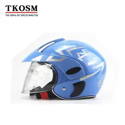 TKOSM детская Мотокросс двигатель цикл шлем Зимние теплые удобные заездов защитный Детская безопасность шлемы для малыша От 3 до 9 лет
