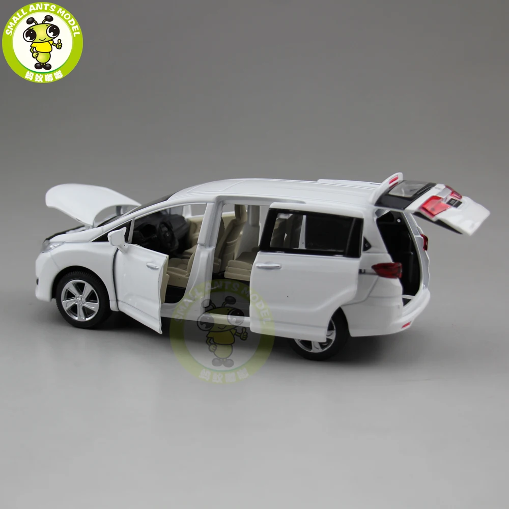 1/32 JACKIEKIM Odyssey MPV литая под давлением Металлическая Модель автомобиля игрушки для детей Детское звуковое освещение Вытяните назад подарки коллекция хобби