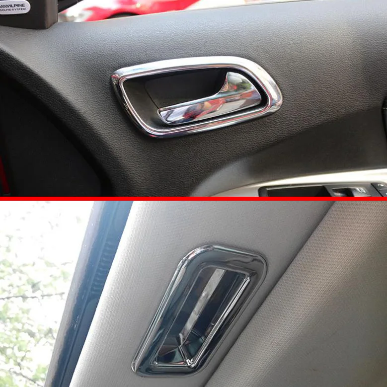ForDodgeJourney201320142015ABSChromeInsideInteriorDoorHandleCoverTrimCar