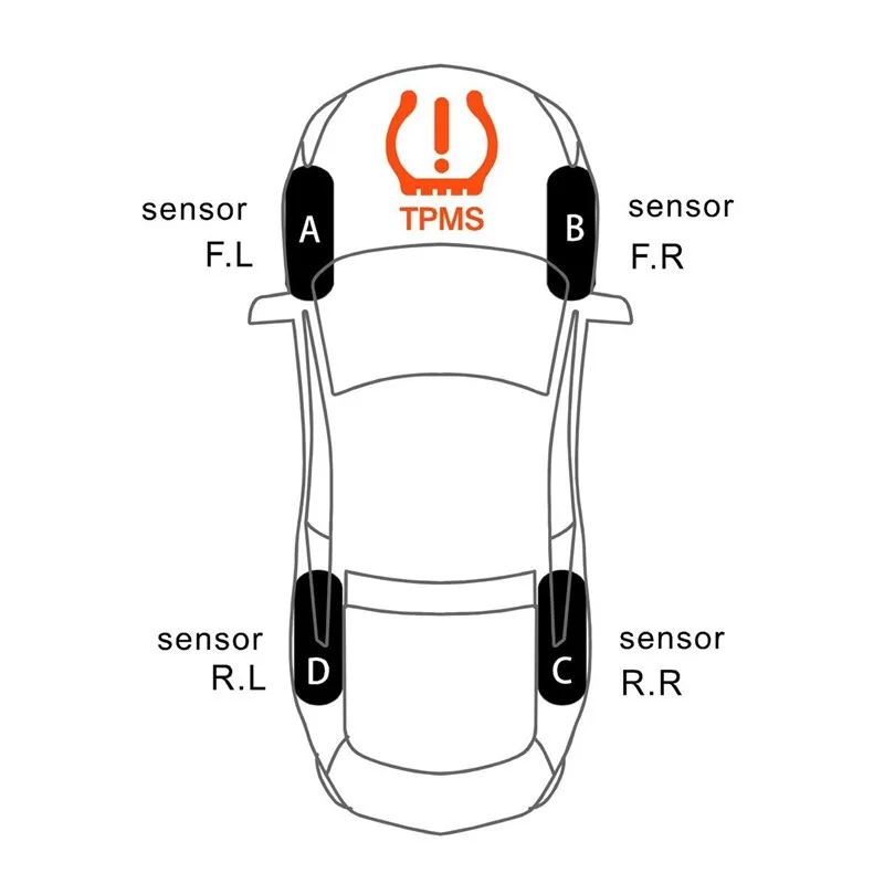 SACNDIAG беспроводной TPMS автомобильный контроль давления в шинах прикуриватель системы сигнализации с 4 внешними датчиками черный