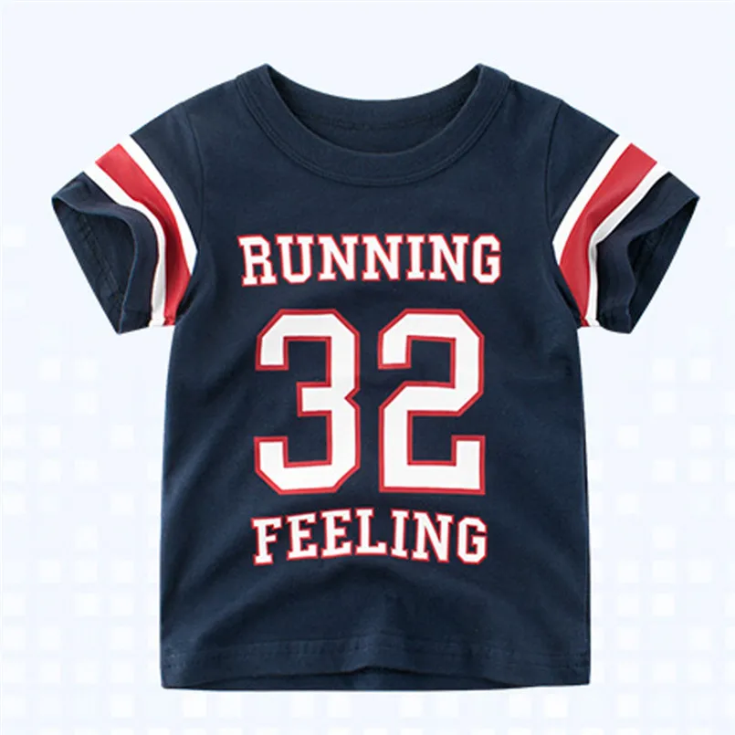 

Newborn Kid Baby Boy Letter Print T Shirt Tops Base Shirt Clothes Summer the new fashion cute design #4A09
