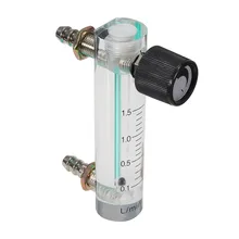 1.5L кислородный расходомер воздуха 0-1.5LPM расходомер с клапаном управления для кислородного воздуха газовый Инструмент Тестер