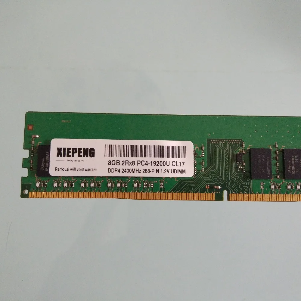 16 Гб DDR4 PC4-21300 2666 МГц Оперативная память 8 ГБ 2Rx8 PC4-17000U 2133 МГц 4 Гб PC4-19200 2400 МГц DIMM NON-ECC небуферизованный 288pin настольных памяти