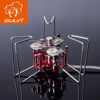11000W Gas Burner High Power Camping Stove Windproof Three Core Head Gas Stove Camping Oven Outdoor Cookware Picnic Cooking B6-A brs outdoor high strength energy warehouse polycarbonate picnic camping travel power gas tank unit bin hot sale accessory