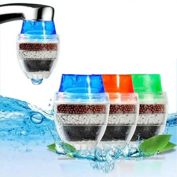 1 шт. кран фильтр 5 слоев очиститель питьевой воды фильтр для воды картридж для домашнего кухонного использования XB 66