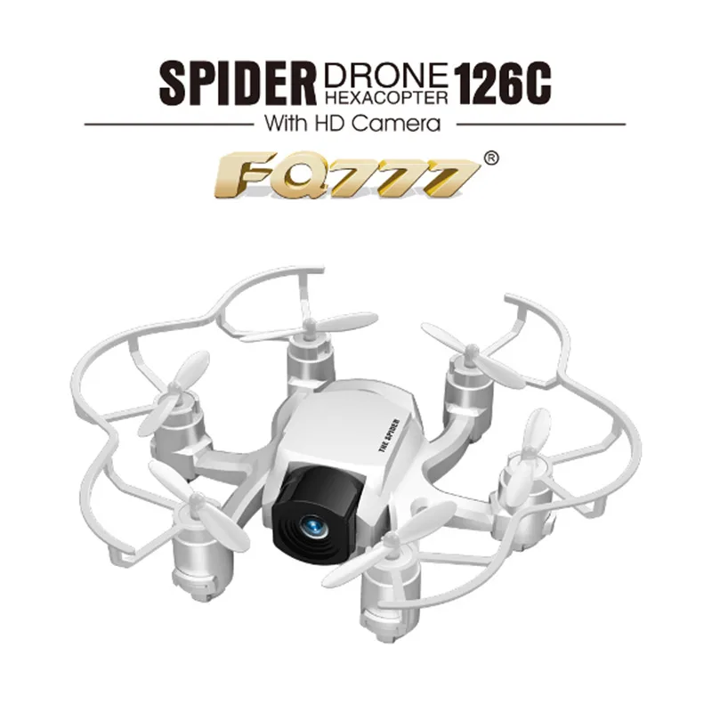 

FQ777 126C 2.4G 4CH 6 Axis Gyro Headless Mode 360 Degree Eversion With HD Camera FQ777 126C RC Quadcopter Spider Drone
