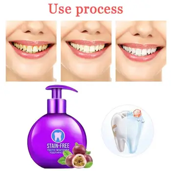 

Baking Soda Whitening Toothpaste Teeth Cleaning Press Type Remove Stains Oral Care Fight Bleeding Gums for Brushing Teeth