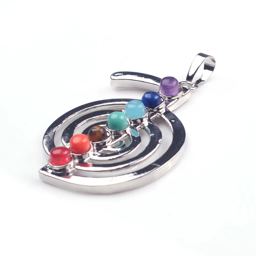 CHAKRA MEDITATION Engraved STONES Medallions HEALING Crystals REIKI YOGA Gift