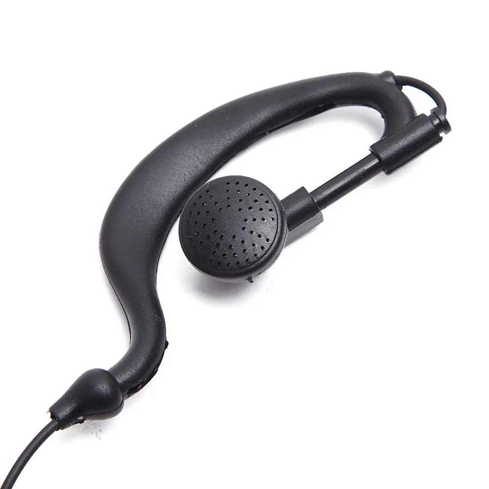 

Ham Black Ear-Hook Walkie Talkie Two Way Portable Earpiece Earphone Radio Accessories For BaoFeng UV5R Series