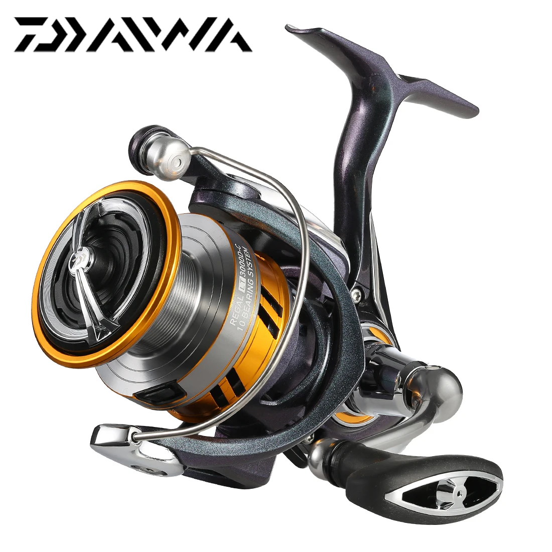 DAIWA REGAL LT спиннинговая Рыболовная катушка 1000D 2000D 2500D 2500DXH 3000DC 3000DCXH 10BB ВОЗДУШНЫЙ РОТОР алюминиевая катушка рыболовные снасти