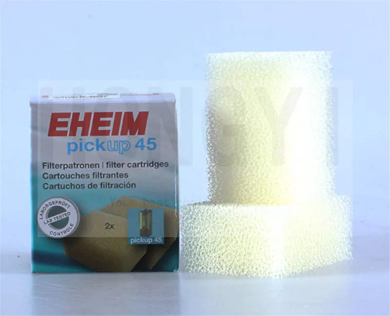 2 pieces/lot EHEIM pickup low water level filter replace the cotton built-in filter special cotton pickup45/60/160/200 3