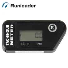 Водонепроницаемый индуктивный тахометр счетчик часов для газового двигателя MX Мотоцикл ATV Снегоход питбайк гидроцикл газонокосилка морской utv