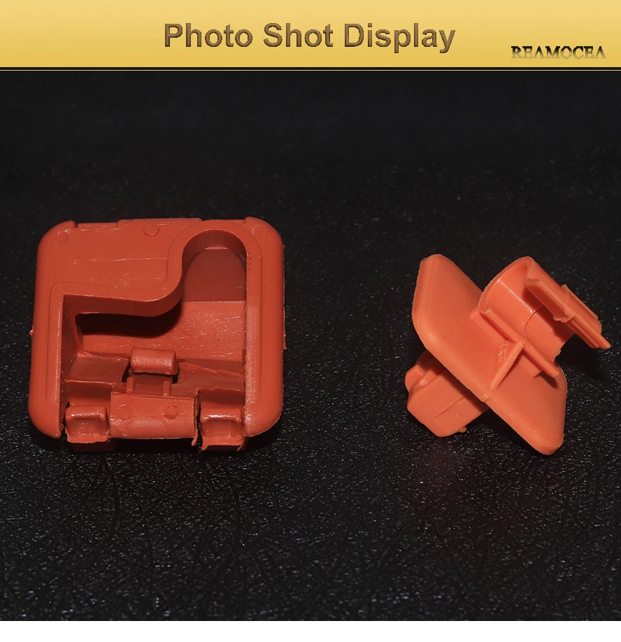 Reamocea 1U0823570A Orange Plastic Car Roomster Hood Bonnet Rod Stay Bracket Buckle Clip For Skoda Fabia Octavia MK2 2004-2013 (12)