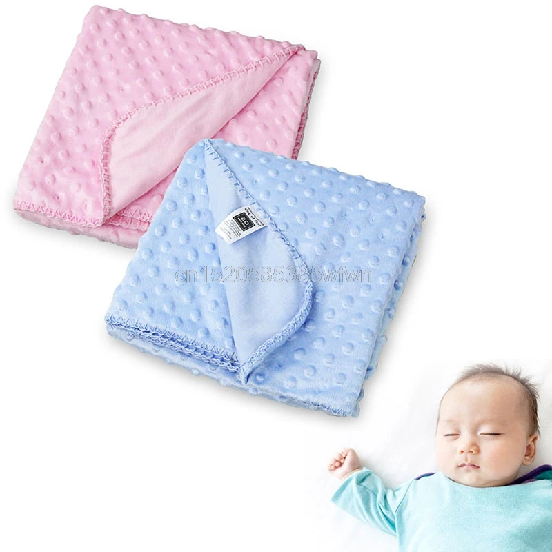 Детское одеяло для новорожденных Термальность теплый мягкий флис Одеяло s & пеленание Постельное белье # HC6U # груза падения