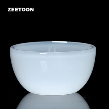 

80ml Boutique White Jade Porcelain Chinese Health Care Kung Fu Tea Set Tea Cup All Handmade Ceramics Teacup Master Cup Tea Bowl