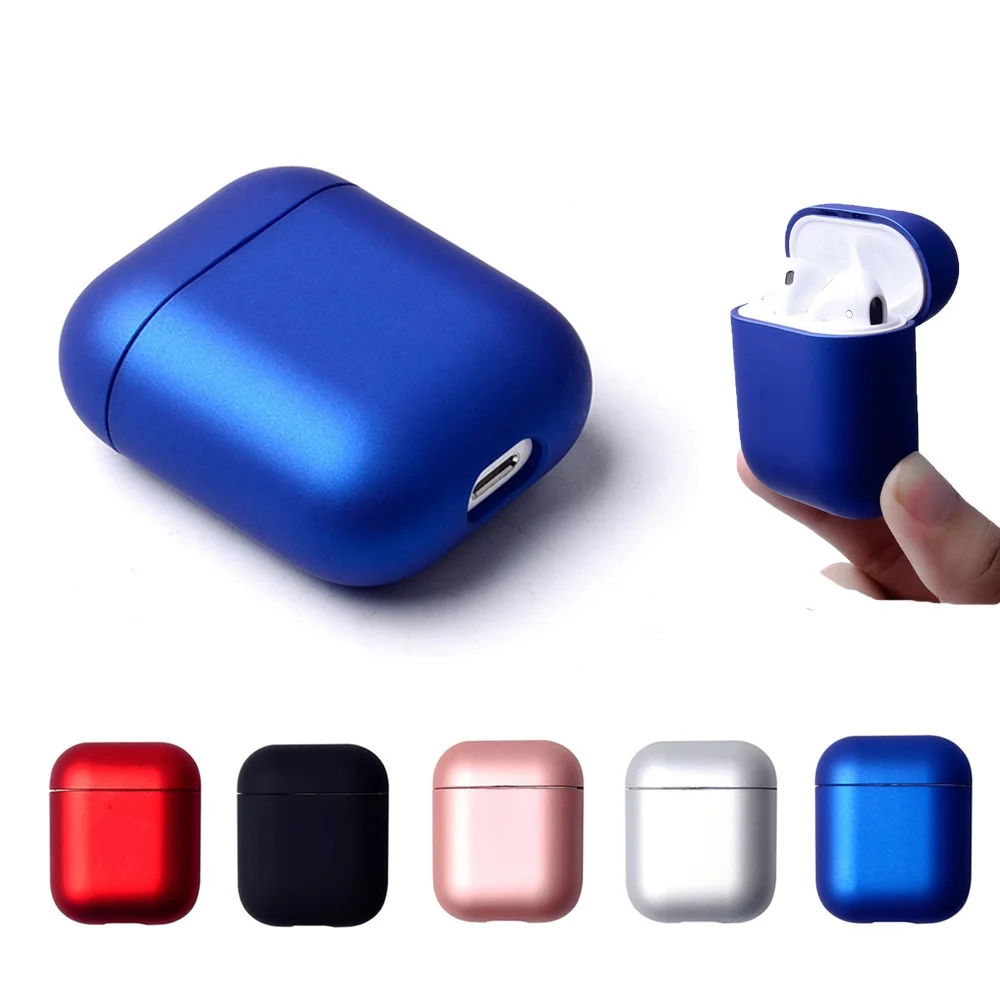 

Hard Earphone Case For Apple Airpods Shockproof Cover For Apple AirPods Earphone Cases Split Ultra Thin Air Pods Protector Case