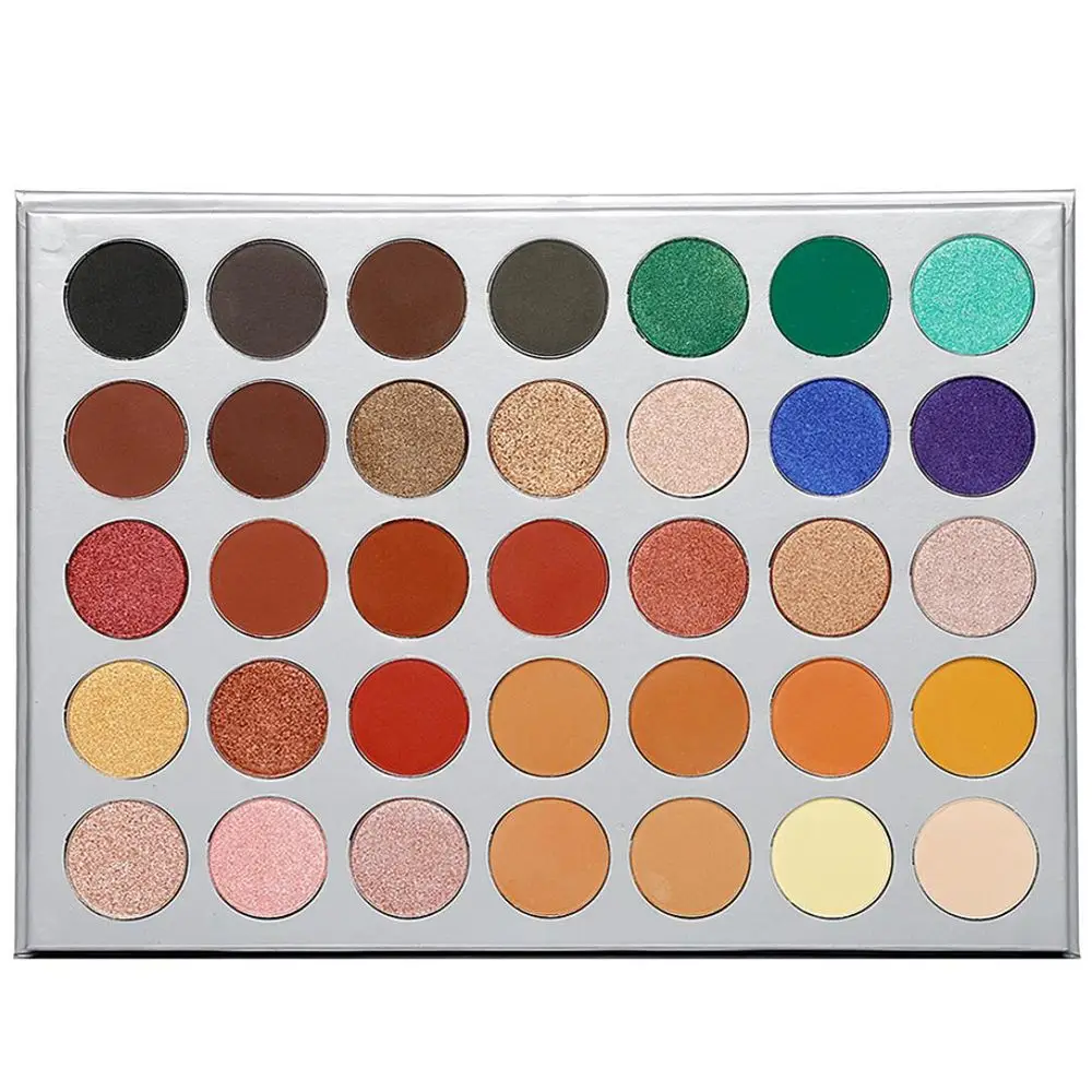 Beauty Glazed Women Fashion Pigmented Glitter Makeup Palette Shimmer 35 colors eye shadow palette Nude Smoky Matte waterproof Beauty Glazed Women Fashion Pigmented Glitter Makeup Palette Shimmer 35 colors eye shadow palette Nude Smoky Matte waterproof