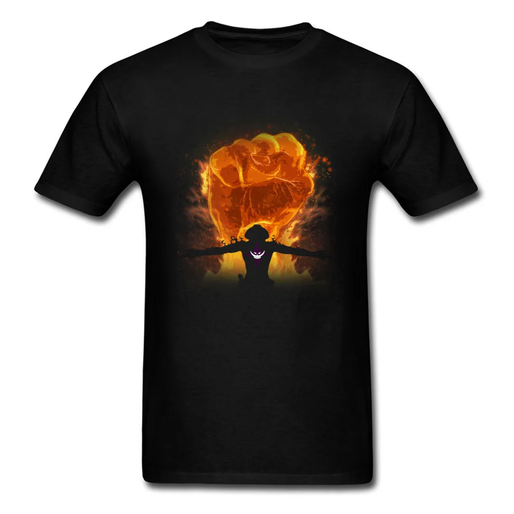 Fire Fist Design T Shirt Short Sleeve for Men 100% Cotton Fabric NEW YEAR DAY O Neck T Shirts Funny Tops Shirts Newest Fire Fist black