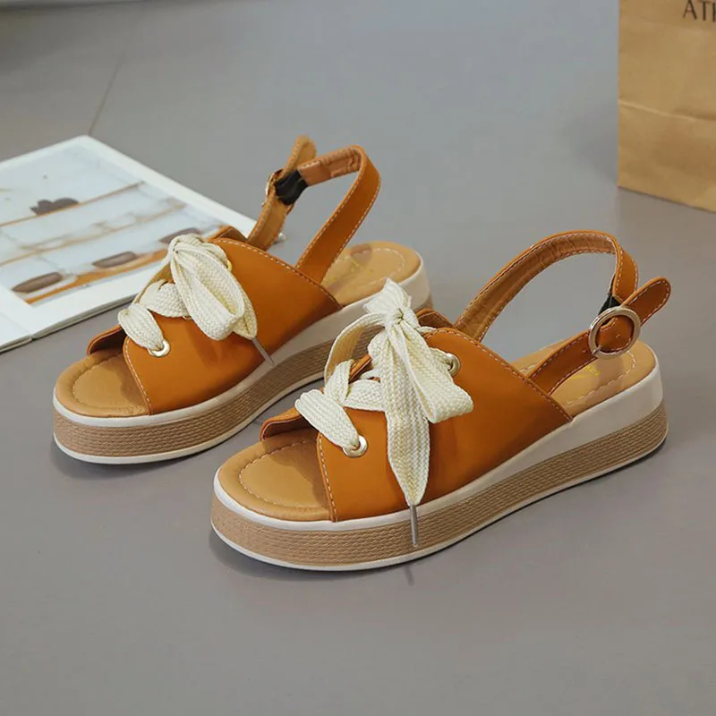 

2019 Summer Women Sandals Soft Bottom Peep Toe Fashion Ladies Sandals Summer Flat Sandals Female Shoes