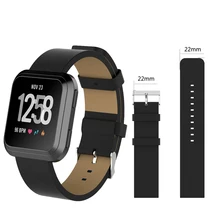 XBERSTAR ремешок из натуральной кожи для Fitbit Versa умный Браслет для ручных часов наручный Браслет спортивный браслет