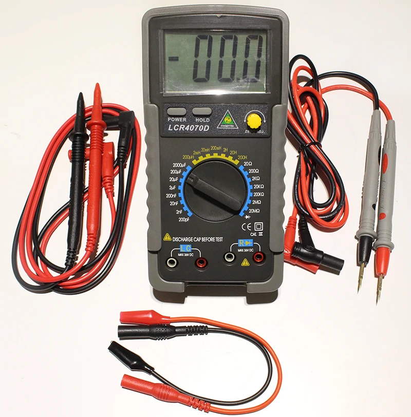 Digital bridge LCR4070D Capacitor mF uF Circuit Gauge Capacitance Meter Tester (7)