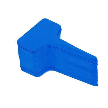 

BESTOYARD 100pcs 10*6cm Plastic Plant T-type Tags Markers Nursery Garden Labels